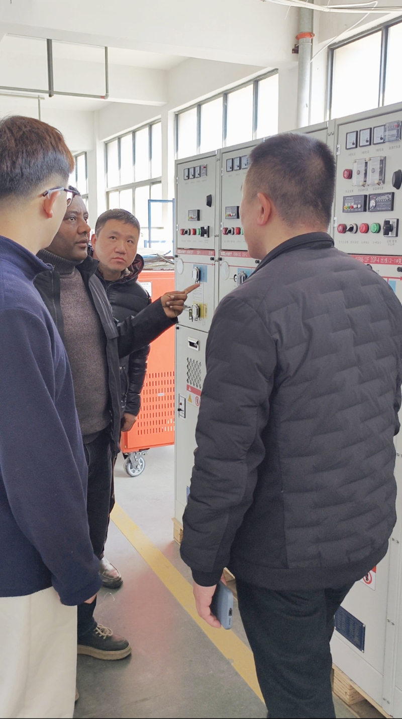 Pakar EEU melawat Kexun untuk program 20 set pencawang